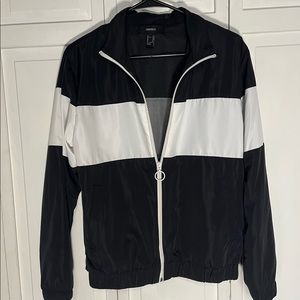 Retro looking zip up windbreaker